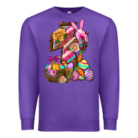 Purple He Is Risen Premium Sweatshirt - BundleAndBundleShop