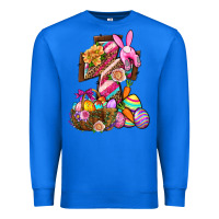 True Royal He Is Risen Premium Sweatshirt - BundleAndBundleShop