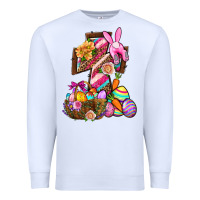 White He Is Risen Premium Sweatshirt - BundleAndBundleShop