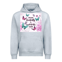 Heather Grey you are fearfully and wonderfully made Urban Hoodie - TumblerDesignByShophia
