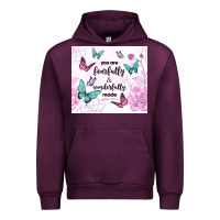 Mauve Wine you are fearfully and wonderfully made Urban Hoodie - TumblerDesignByShophia