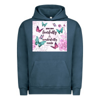 Pigment Midnight Navy you are fearfully and wonderfully made Urban Hoodie - TumblerDesignByShophia