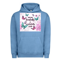 Pigment Pebble Blue you are fearfully and wonderfully made Urban Hoodie - TumblerDesignByShophia