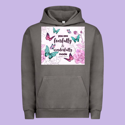 You Are Fearfully And Wonderfully Made Urban Hoodie Designed By Tumblerdesignbyshophia