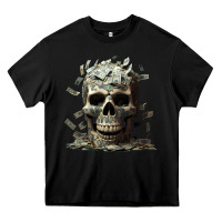 Black bad money Heavy Core Tee - Unal Design
