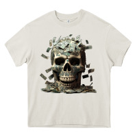 Cream bad money Heavy Core Tee - Unal Design