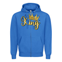 True Royal king Zipper Hoodie - MaliasSmallBusiness