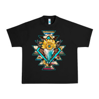 Black cowhide leopard bull skull aztec Urban Heavy Tee - JahusDesignShop