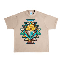 French Oak cowhide leopard bull skull aztec Urban Heavy Tee - JahusDesignShop