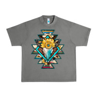 Tornado cowhide leopard bull skull aztec Urban Heavy Tee - JahusDesignShop
