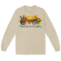 Mushroom peace love country cowhide cowboy hat Long Sleeve Tee - AdoDesignShop