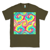 Army Green Tie Dye Seamless Pattern Classic Tee - BundleAndBundleShop