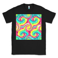 Black Tie Dye Seamless Pattern Classic Tee - BundleAndBundleShop