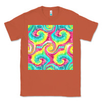 Copper Tie Dye Seamless Pattern Classic Tee - BundleAndBundleShop