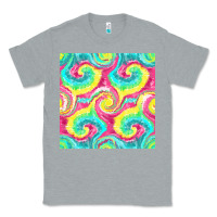 Heather Grey Tie Dye Seamless Pattern Classic Tee - BundleAndBundleShop