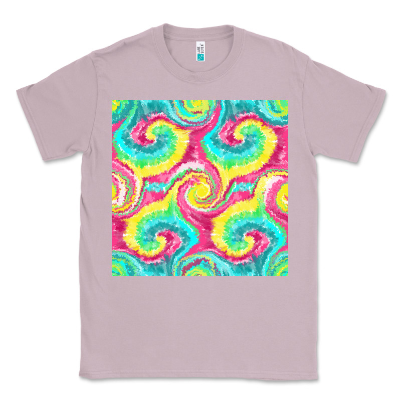 Tie Dye Seamless Pattern Classic Tee by BundleAndBundleShop | Teevron