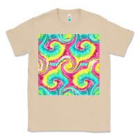 Mushroom Tie Dye Seamless Pattern Classic Tee - BundleAndBundleShop