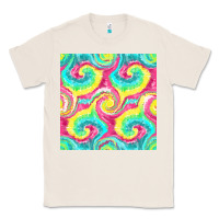 Natural Tie Dye Seamless Pattern Classic Tee - BundleAndBundleShop