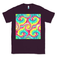 Plum Tie Dye Seamless Pattern Classic Tee - BundleAndBundleShop