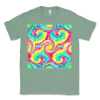 Sage Tie Dye Seamless Pattern Classic Tee - BundleAndBundleShop