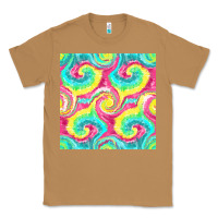 Toasted Coconut Tie Dye Seamless Pattern Classic Tee - BundleAndBundleShop