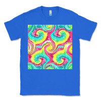 True Royal Tie Dye Seamless Pattern Classic Tee - BundleAndBundleShop