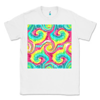 White Tie Dye Seamless Pattern Classic Tee - BundleAndBundleShop