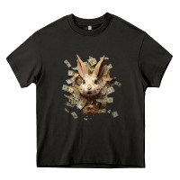 Asphalt bad rabbit Heavy Core Tee - Unal Design