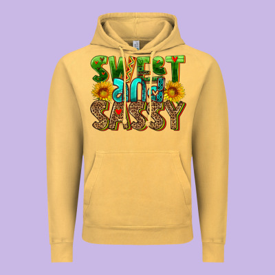 Sweet And Sassy Vintage Hoodie Designed By Hra Design Shop