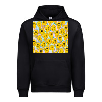 Black retro smiley faces Urban Hoodie - TumblerDesignByShophia