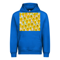 Cobalt retro smiley faces Urban Hoodie - TumblerDesignByShophia