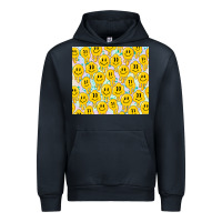 Navy retro smiley faces Urban Hoodie - TumblerDesignByShophia