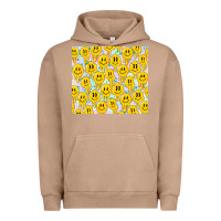 Pigment Burro retro smiley faces Urban Hoodie - TumblerDesignByShophia