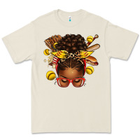 Bone softball afro messy bun Premium Tee - texasbilliewilder