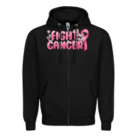 Black nobody fights alone Zipper Hoodie - MaliasSmallBusiness