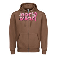 Chestnut nobody fights alone Zipper Hoodie - MaliasSmallBusiness