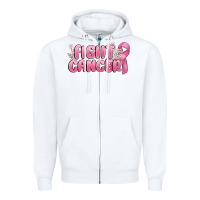 White nobody fights alone Zipper Hoodie - MaliasSmallBusiness
