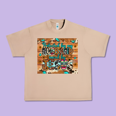 Protected Husband Saved By Jesus Urban Heavy Tee Designed By Jahusdesignshop