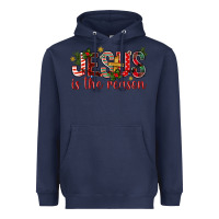 Navy jesus is the reason christmas bbs Heavyweight Hoodie - BundleAndBundleShop