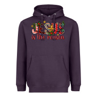 Plum jesus is the reason christmas bbs Heavyweight Hoodie - BundleAndBundleShop