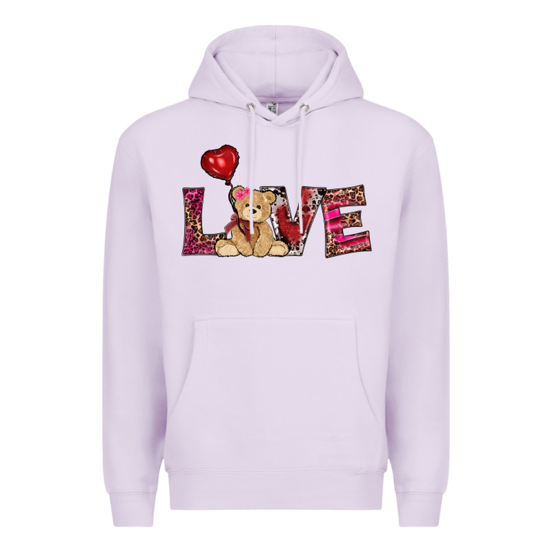 Valentine's Day Tedybear Love Premium Hoodie by RanaPortraitStore | Teevron