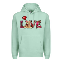 Seafoam valentine's day tedybear love Premium Hoodie - RanaPortraitStore