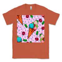 Copper ice cream seamless pattern Classic Tee - BundleAndBundleShop