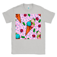 Moon Dust ice cream seamless pattern Classic Tee - BundleAndBundleShop