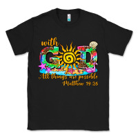 Black with god all things are possible summer Classic Tee - AdoDesignShop