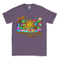 Lavender with god all things are possible summer Classic Tee - AdoDesignShop