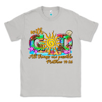 Moon Dust with god all things are possible summer Classic Tee - AdoDesignShop