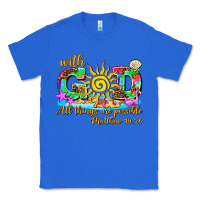 True Royal with god all things are possible summer Classic Tee - AdoDesignShop