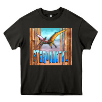Asphalt dinosaur pterodactyl Heavy Core Tee - Artiststas