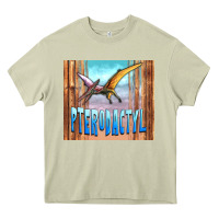 Mossy dinosaur pterodactyl Heavy Core Tee - Artiststas